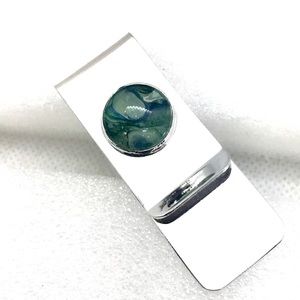 Handmade money clip silver plated